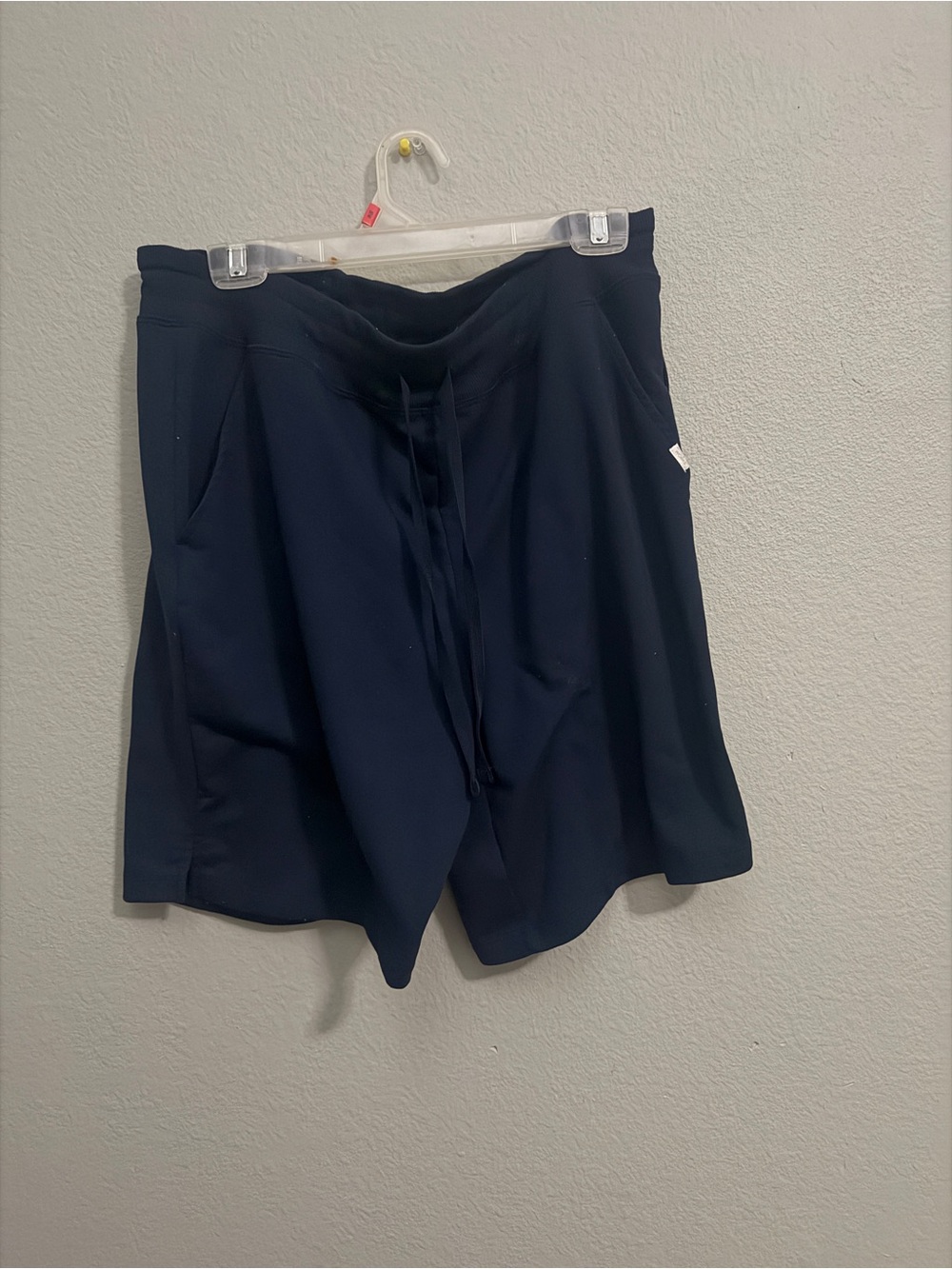 Athletic Works Navy Drawstring Lounge Shorts